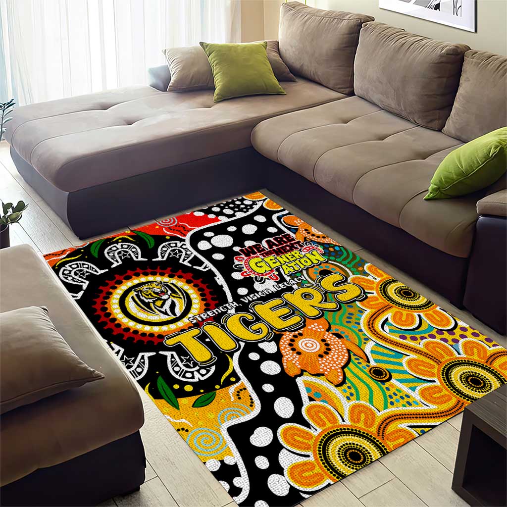 Tigers AFL Celebrating 50 Years of Naidoc Area Rug NAIDOC Week 2025 Aboriginal