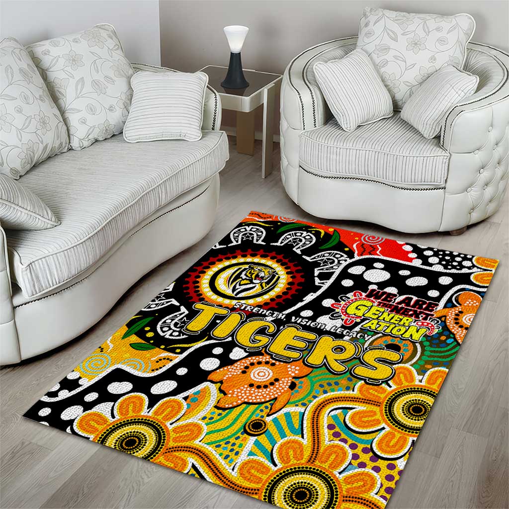 Tigers AFL Celebrating 50 Years of Naidoc Area Rug NAIDOC Week 2025 Aboriginal