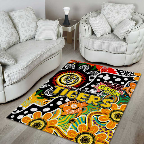 Tigers AFL Celebrating 50 Years of Naidoc Area Rug NAIDOC Week 2025 Aboriginal
