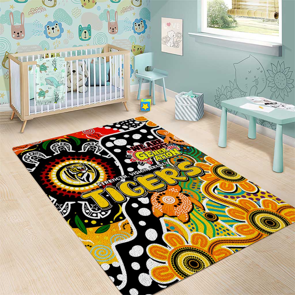 Tigers AFL Celebrating 50 Years of Naidoc Area Rug NAIDOC Week 2025 Aboriginal