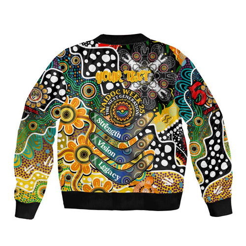 Personalised Tigers AFL Celebrating 50 Years of Naidoc Bomber Jacket NAIDOC Week 2025 Aboriginal