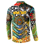 Personalised Tigers AFL Celebrating 50 Years of Naidoc Button Sweatshirt NAIDOC Week 2025 Aboriginal