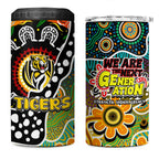 Tigers AFL Celebrating 50 Years of Naidoc 4 in 1 Can Cooler Tumbler NAIDOC Week 2025 Aboriginal