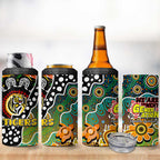 Tigers AFL Celebrating 50 Years of Naidoc 4 in 1 Can Cooler Tumbler NAIDOC Week 2025 Aboriginal