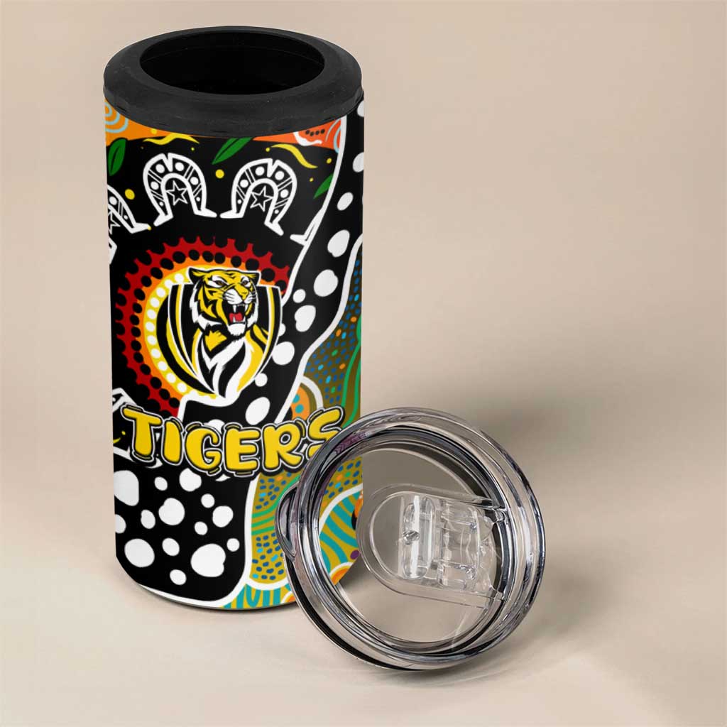 Tigers AFL Celebrating 50 Years of Naidoc 4 in 1 Can Cooler Tumbler NAIDOC Week 2025 Aboriginal