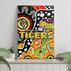 Tigers AFL Celebrating 50 Years of Naidoc Canvas Wall Art NAIDOC Week 2025 Aboriginal