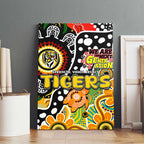 Tigers AFL Celebrating 50 Years of Naidoc Canvas Wall Art NAIDOC Week 2025 Aboriginal