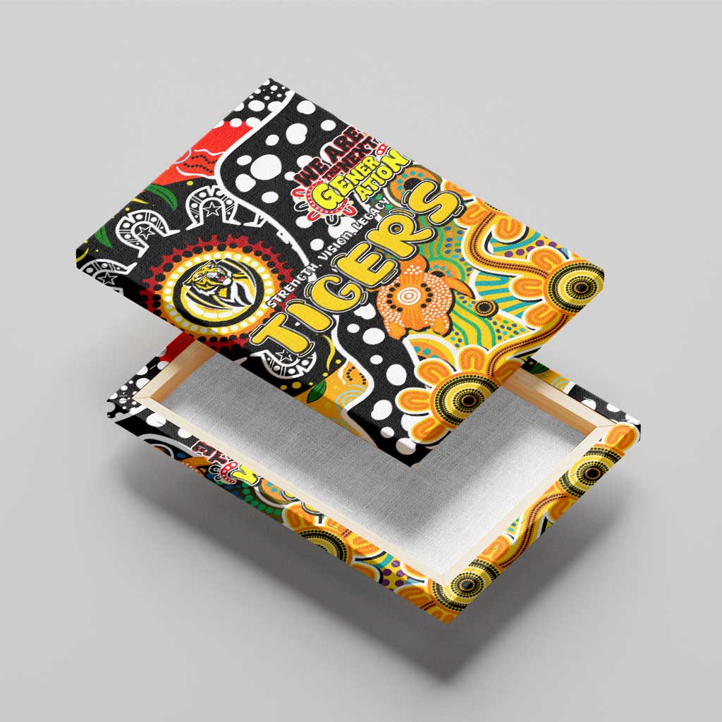 Tigers AFL Celebrating 50 Years of Naidoc Canvas Wall Art NAIDOC Week 2025 Aboriginal