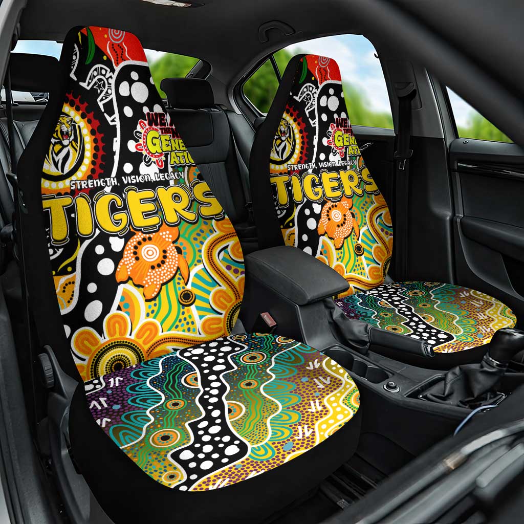 Tigers AFL Celebrating 50 Years of Naidoc Car Seat Cover NAIDOC Week 2025 Aboriginal