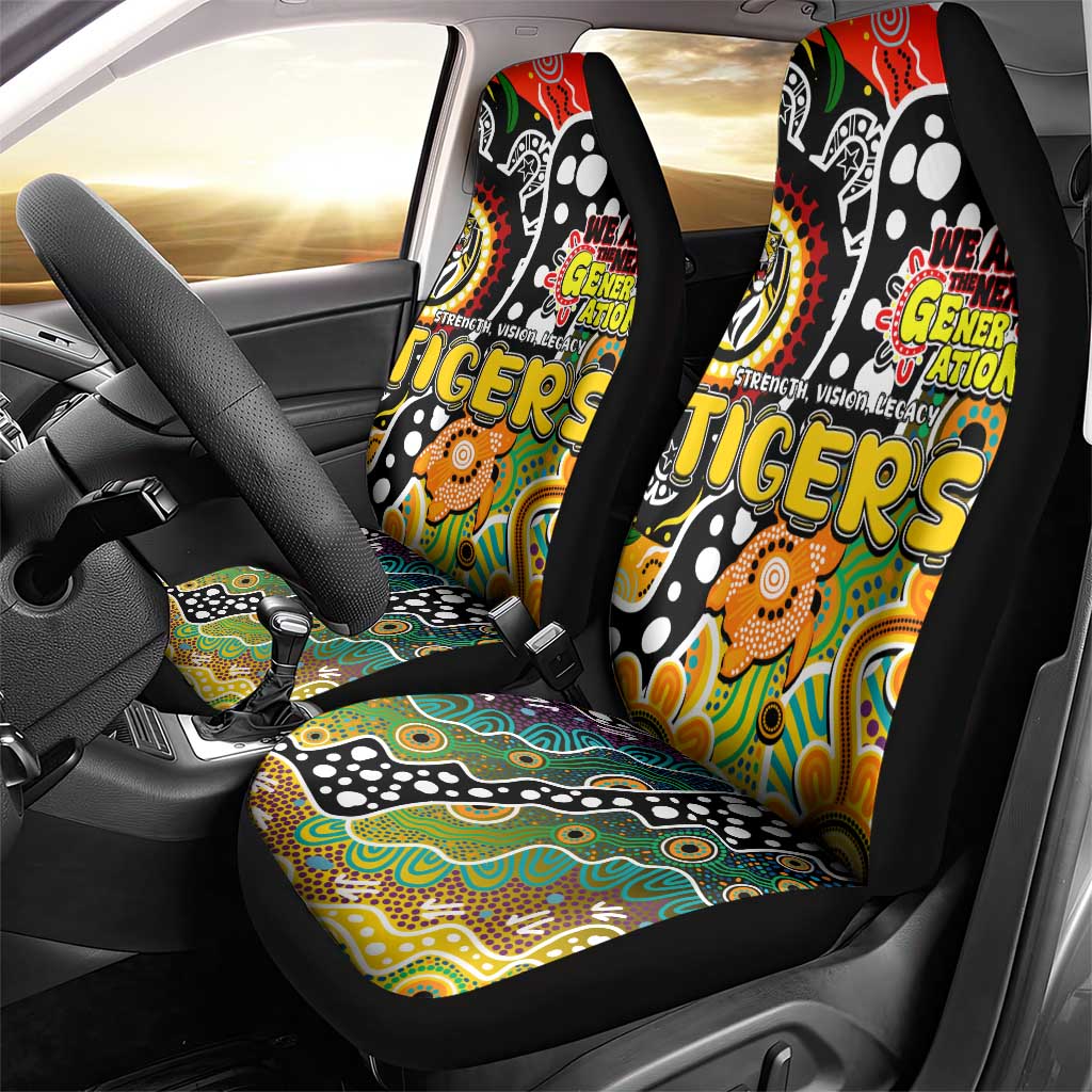 Tigers AFL Celebrating 50 Years of Naidoc Car Seat Cover NAIDOC Week 2025 Aboriginal