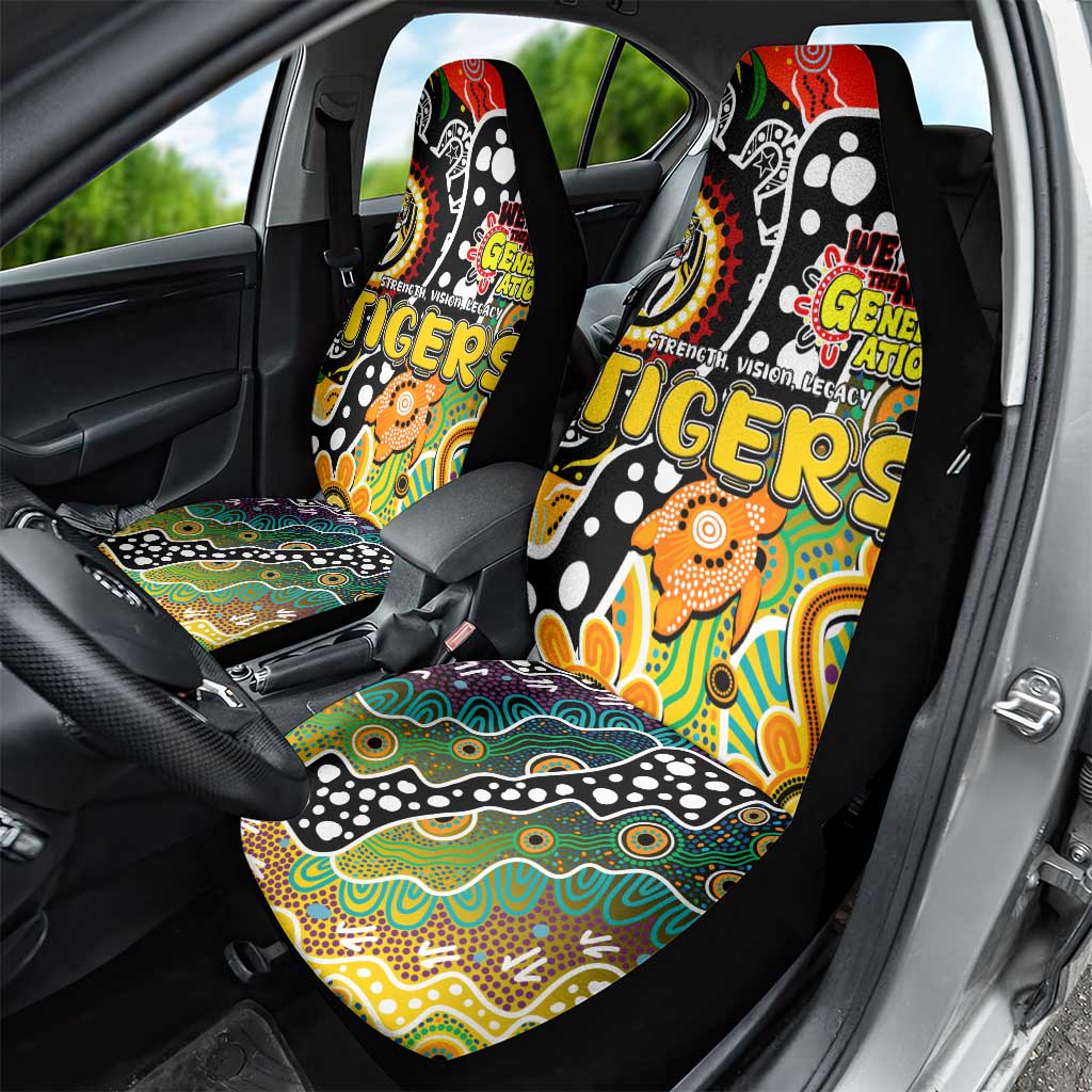 Tigers AFL Celebrating 50 Years of Naidoc Car Seat Cover NAIDOC Week 2025 Aboriginal