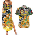 Personalised Tigers AFL Celebrating 50 Years of Naidoc Couples Matching Summer Maxi Dress and Hawaiian Shirt NAIDOC Week 2025 Aboriginal
