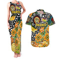 Personalised Tigers AFL Celebrating 50 Years of Naidoc Couples Matching Tank Maxi Dress and Hawaiian Shirt NAIDOC Week 2025 Aboriginal