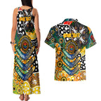 Personalised Tigers AFL Celebrating 50 Years of Naidoc Couples Matching Tank Maxi Dress and Hawaiian Shirt NAIDOC Week 2025 Aboriginal