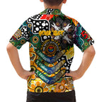 Personalised Tigers AFL Celebrating 50 Years of Naidoc Family Matching Long Sleeve Bodycon Dress and Hawaiian Shirt NAIDOC Week 2025 Aboriginal