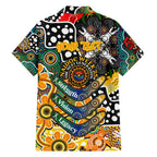 Personalised Tigers AFL Celebrating 50 Years of Naidoc Family Matching Long Sleeve Bodycon Dress and Hawaiian Shirt NAIDOC Week 2025 Aboriginal