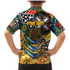 Personalised Tigers AFL Celebrating 50 Years of Naidoc Family Matching Mermaid Dress and Hawaiian Shirt NAIDOC Week 2025 Aboriginal