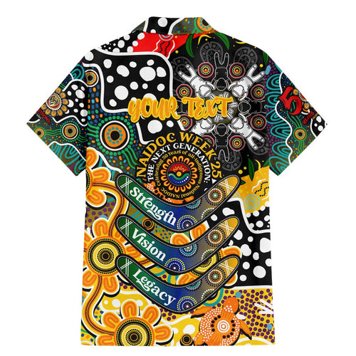 Personalised Tigers AFL Celebrating 50 Years of Naidoc Family Matching Mermaid Dress and Hawaiian Shirt NAIDOC Week 2025 Aboriginal