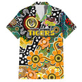 Personalised Tigers AFL Celebrating 50 Years of Naidoc Family Matching Puletasi and Hawaiian Shirt NAIDOC Week 2025 Aboriginal