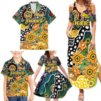 Personalised Tigers AFL Celebrating 50 Years of Naidoc Family Matching Summer Maxi Dress and Hawaiian Shirt NAIDOC Week 2025 Aboriginal