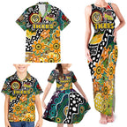 Personalised Tigers AFL Celebrating 50 Years of Naidoc Family Matching Tank Maxi Dress and Hawaiian Shirt NAIDOC Week 2025 Aboriginal