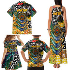 Personalised Tigers AFL Celebrating 50 Years of Naidoc Family Matching Tank Maxi Dress and Hawaiian Shirt NAIDOC Week 2025 Aboriginal