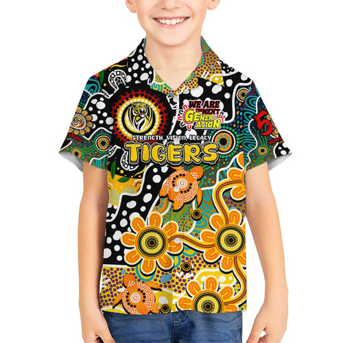 Personalised Tigers AFL Celebrating 50 Years of Naidoc Hawaiian Shirt NAIDOC Week 2025 Aboriginal