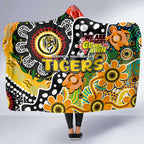 Tigers AFL Celebrating 50 Years of Naidoc Hooded Blanket NAIDOC Week 2025 Aboriginal