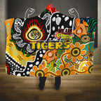 Tigers AFL Celebrating 50 Years of Naidoc Hooded Blanket NAIDOC Week 2025 Aboriginal