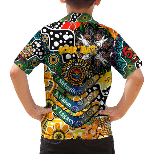 Personalised Tigers AFL Celebrating 50 Years of Naidoc Kid Hawaiian Shirt NAIDOC Week 2025 Aboriginal