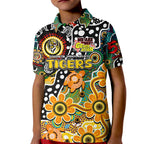 Personalised Tigers AFL Celebrating 50 Years of Naidoc Kid Polo Shirt NAIDOC Week 2025 Aboriginal