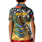 Personalised Tigers AFL Celebrating 50 Years of Naidoc Kid Polo Shirt NAIDOC Week 2025 Aboriginal