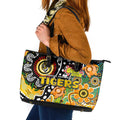 Tigers AFL Celebrating 50 Years of Naidoc Leather Tote Bag NAIDOC Week 2025 Aboriginal