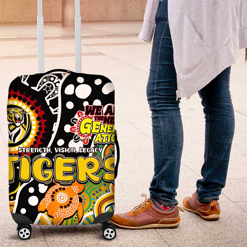 Tigers AFL Celebrating 50 Years of Naidoc Luggage Cover NAIDOC Week 2025 Aboriginal