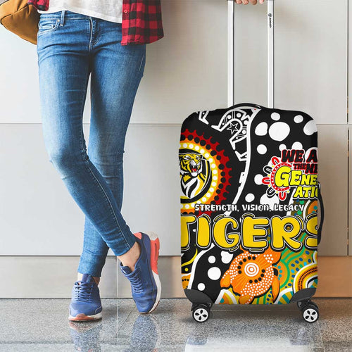 Tigers AFL Celebrating 50 Years of Naidoc Luggage Cover NAIDOC Week 2025 Aboriginal