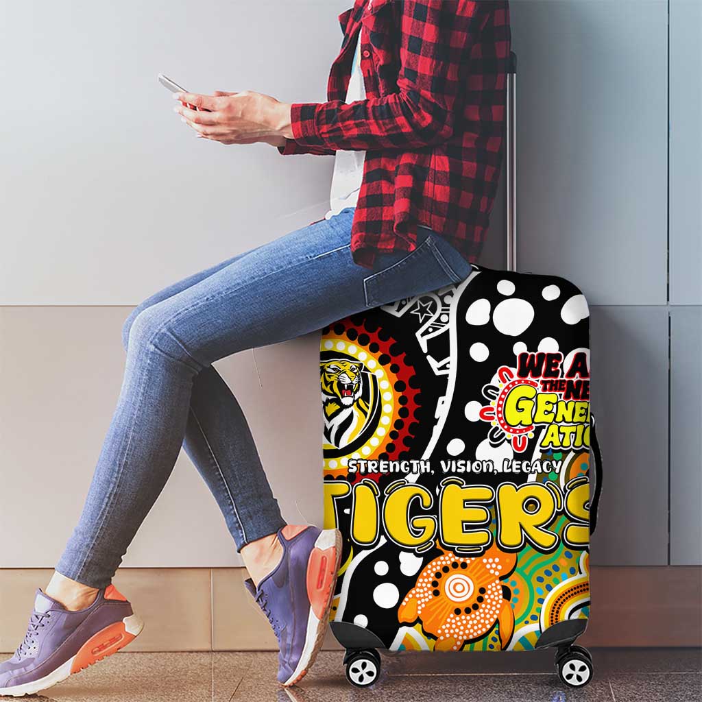 Tigers AFL Celebrating 50 Years of Naidoc Luggage Cover NAIDOC Week 2025 Aboriginal