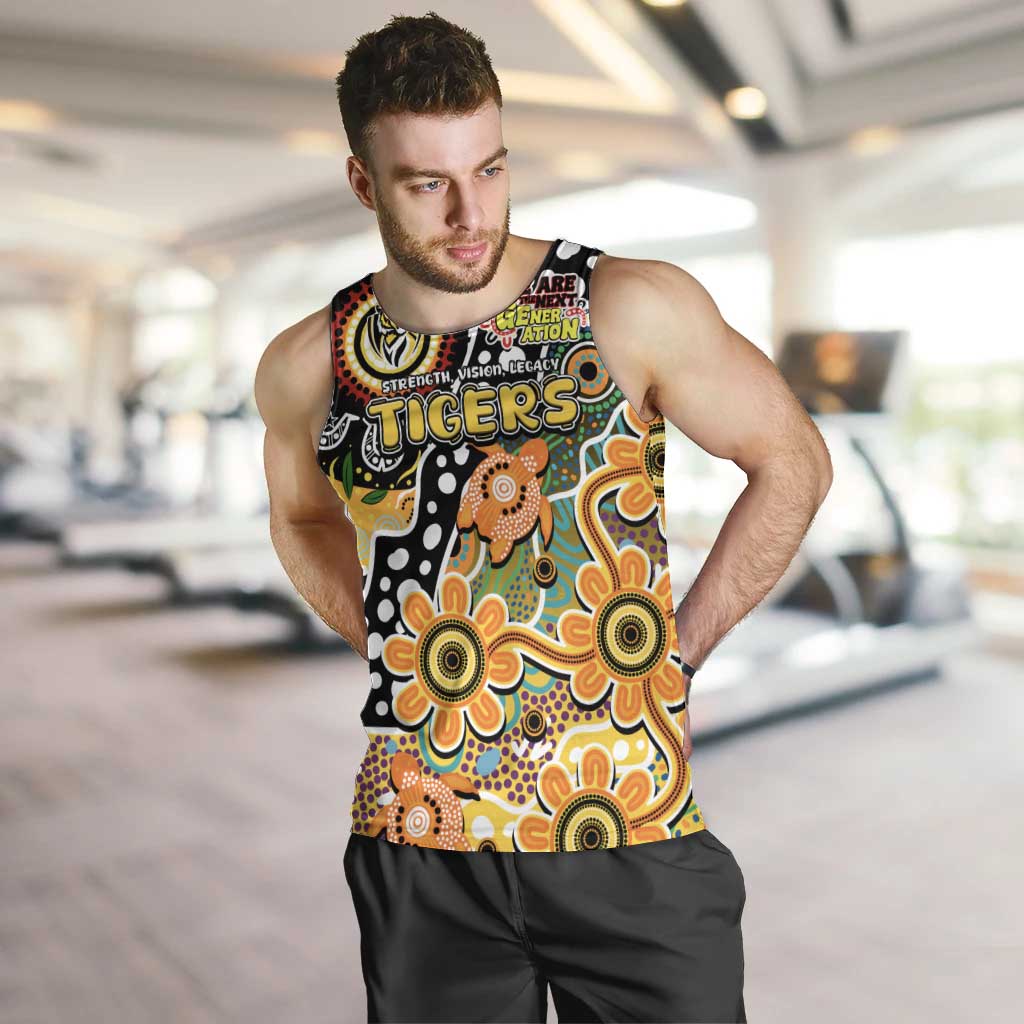 Personalised Tigers AFL Celebrating 50 Years of Naidoc Men Tank Top NAIDOC Week 2025 Aboriginal