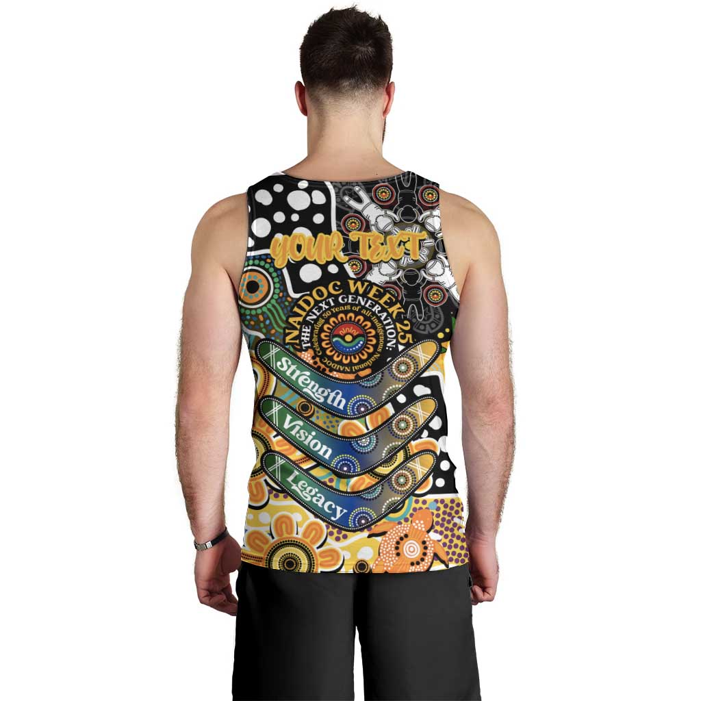 Personalised Tigers AFL Celebrating 50 Years of Naidoc Men Tank Top NAIDOC Week 2025 Aboriginal