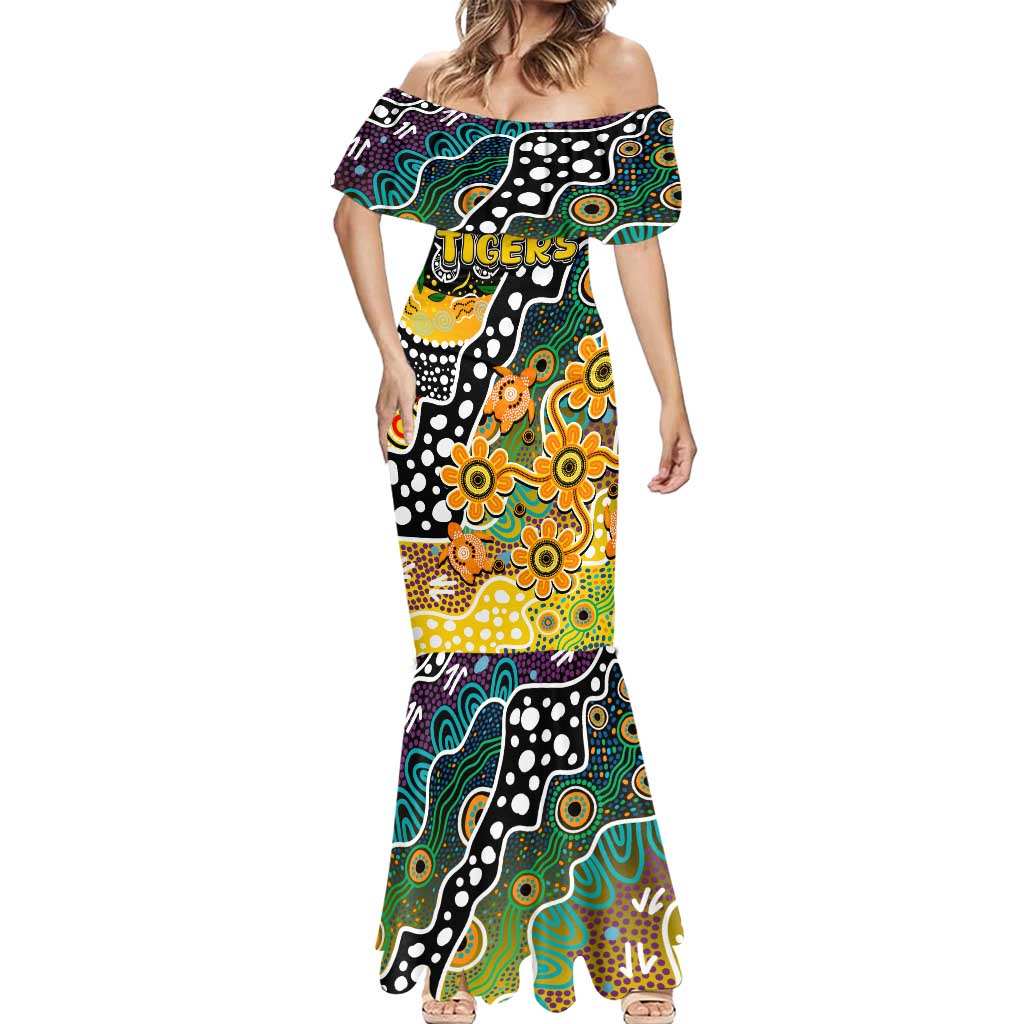 Personalised Tigers AFL Celebrating 50 Years of Naidoc Mermaid Dress NAIDOC Week 2025 Aboriginal