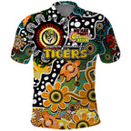 Personalised Tigers AFL Celebrating 50 Years of Naidoc Polo Shirt NAIDOC Week 2025 Aboriginal