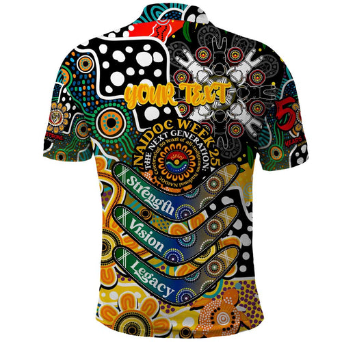 Personalised Tigers AFL Celebrating 50 Years of Naidoc Polo Shirt NAIDOC Week 2025 Aboriginal