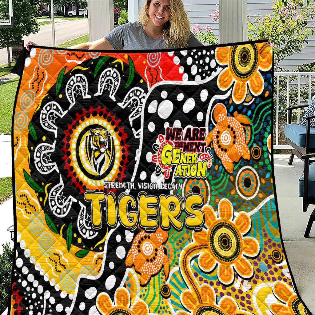 Tigers AFL Celebrating 50 Years of Naidoc Quilt NAIDOC Week 2025 Aboriginal