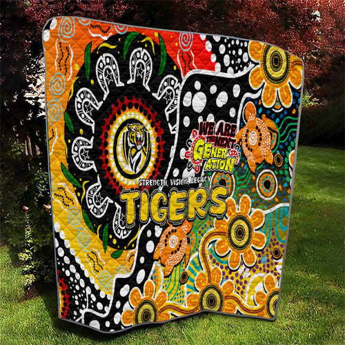 Tigers AFL Celebrating 50 Years of Naidoc Quilt NAIDOC Week 2025 Aboriginal