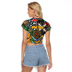 Personalised Tigers AFL Celebrating 50 Years of Naidoc Raglan Cropped T Shirt NAIDOC Week 2025 Aboriginal