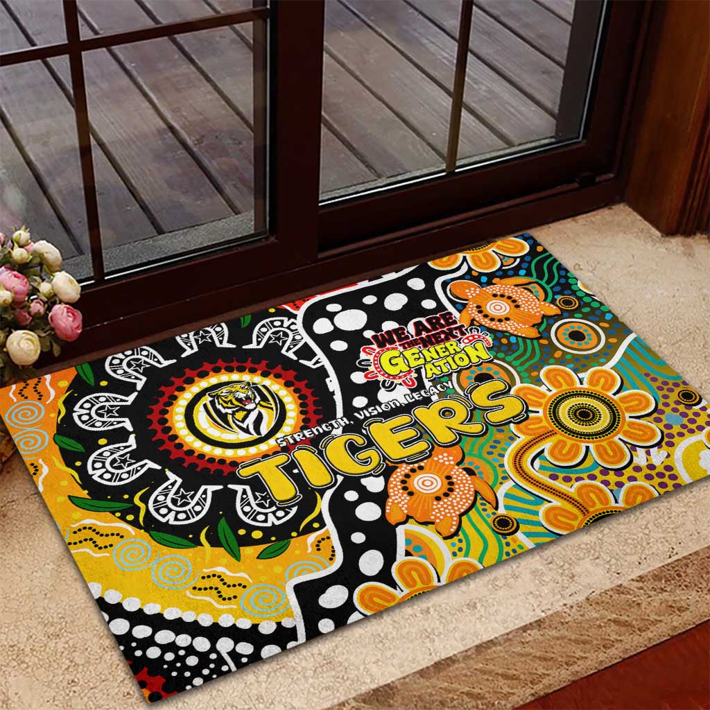Tigers AFL Celebrating 50 Years of Naidoc Rubber Doormat NAIDOC Week 2025 Aboriginal