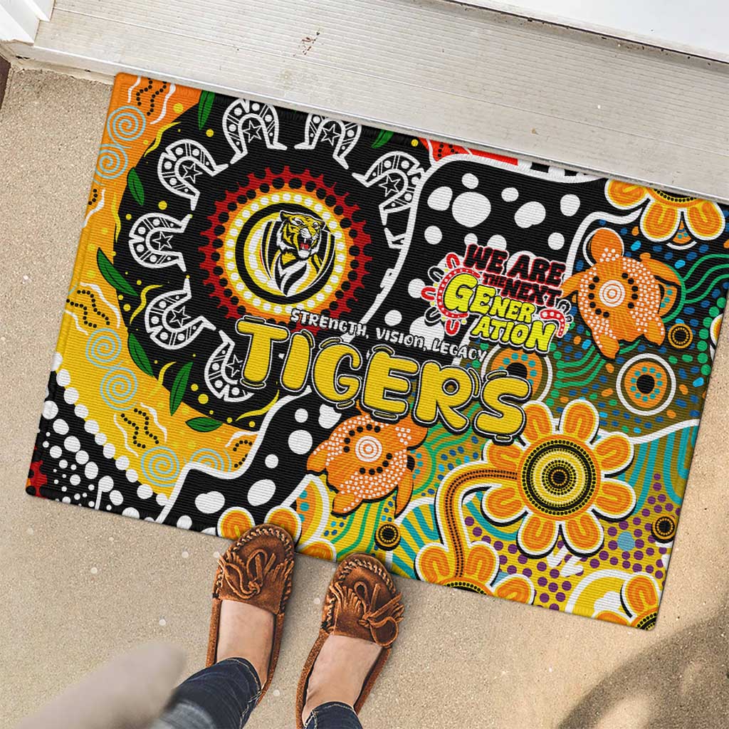 Tigers AFL Celebrating 50 Years of Naidoc Rubber Doormat NAIDOC Week 2025 Aboriginal
