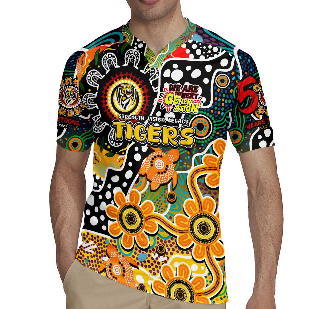 Personalised Tigers AFL Celebrating 50 Years of Naidoc Rugby Jersey NAIDOC Week 2025 Aboriginal
