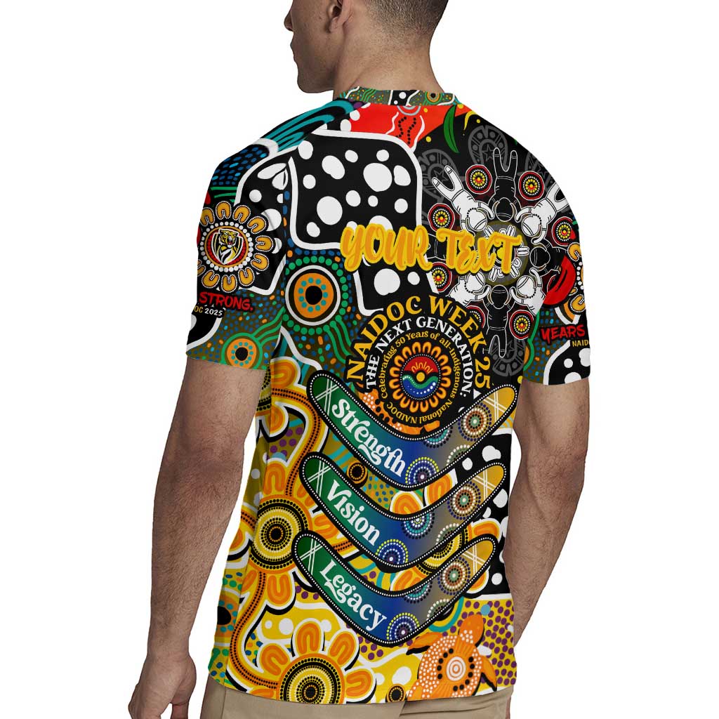 Personalised Tigers AFL Celebrating 50 Years of Naidoc Rugby Jersey NAIDOC Week 2025 Aboriginal