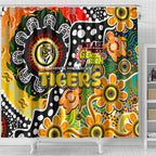 Tigers AFL Celebrating 50 Years of Naidoc Shower Curtain NAIDOC Week 2025 Aboriginal