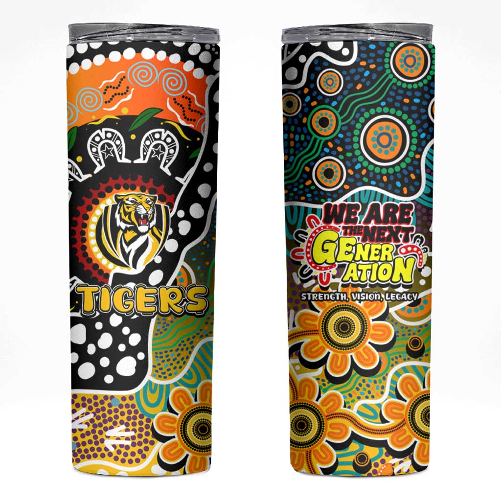 Tigers AFL Celebrating 50 Years of Naidoc Skinny Tumbler NAIDOC Week 2025 Aboriginal